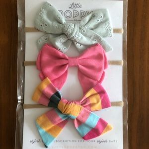 Little Poppy Co August Bows on Nylon